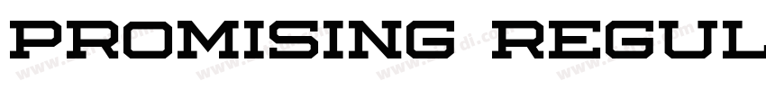 Promising Regular字体转换